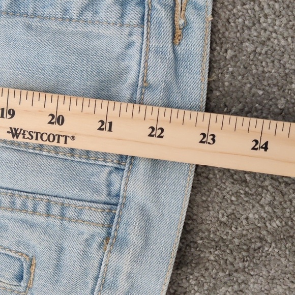 BLUENOTES boyfriend fit light blue embroidered denim jacket oversized XS - Picture 5 of 10